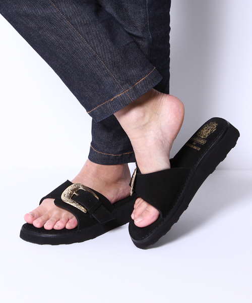 CAMINANDO（カミナンド）の「CAMINANDO×AMERICAN RAG CIEサンダル/205-CMN-1633（サンダル・レディース・ブラック/ベージュ・5/7/6）」の3枚目の写真