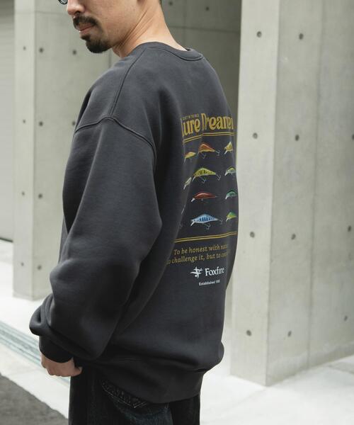 Foxfire（フォックスファイヤー）の「FOXFIRE プリントスウェット（スウェット・メンズ・チャコールグレー/ブラック系その他/グレー/グレー系その他・LARGE/MEDIUM）」の2枚目の写真