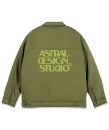 ASTRAL PROJECTION（アストラルプロジェクション）の「アストラルデザインスタジオ オーバーサイズトラッカージャケット_カーキ（デニムジャケット）」