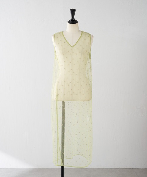 チュール刺繍ワンピース（ワンピース）｜COLLAGE GALLARDAGALANTE