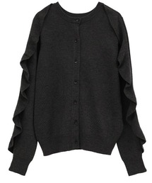 LHP 麻カーディガン ブラック L.H.P｜エルエイチピーのカーディガン 