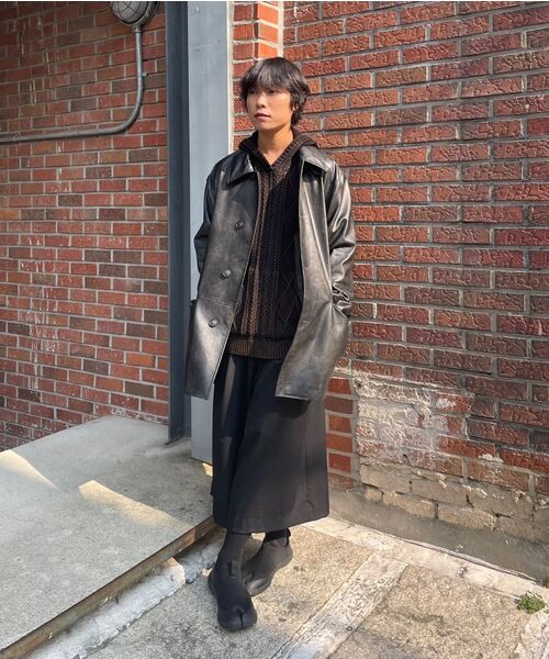 BESLOW(ビースロー)の「FISHERMAN CABLE KNIT HOODIE WASHED BLACK(ニット/セーター・メンズ・その他・SMALL/MEDIUM/LARGE/X-LARGE)」の10枚目の写真