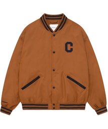 Cロゴバスティジャケットブラウン