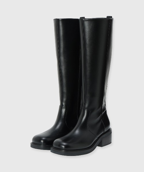 JOSE MOON（ジョゼムーン）の「SQUARE LONG BOOTS/スクエアロングブーツ（ブーツ・レディース・ブラック・39/37/35）」の11枚目の写真