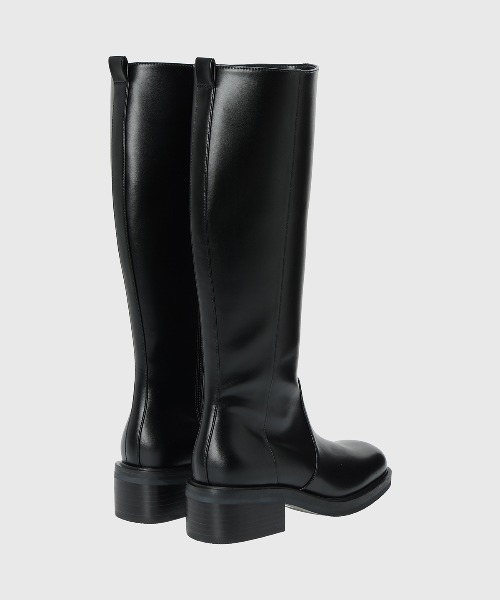 JOSE MOON（ジョゼムーン）の「SQUARE LONG BOOTS/スクエアロングブーツ（ブーツ・レディース・ブラック・39/37/35）」の12枚目の写真
