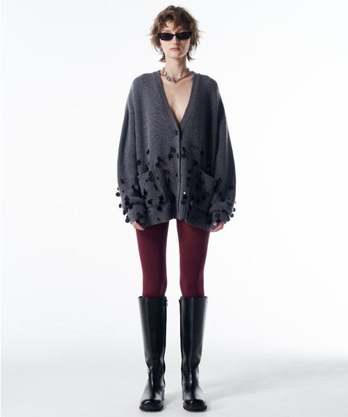 JOSE MOON（ジョゼムーン）の「SQUARE LONG BOOTS/スクエアロングブーツ（ブーツ・レディース・ブラック・39/37/35）」の6枚目の写真