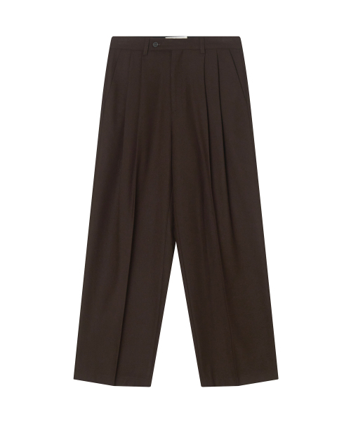 MAYVERU(メイバーユー)の「Flat Pintuck Slacks _ Brown(スラックス・レディース・ブラウン・SMALL/MEDIUM)」の5枚目の写真