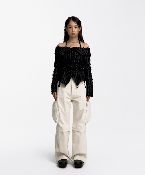 KASHIKO(カシコ)の「Detachable Cargo Pants Ivory(その他パンツ・レディース・その他・SMALL/MEDIUM)」の3枚目の写真