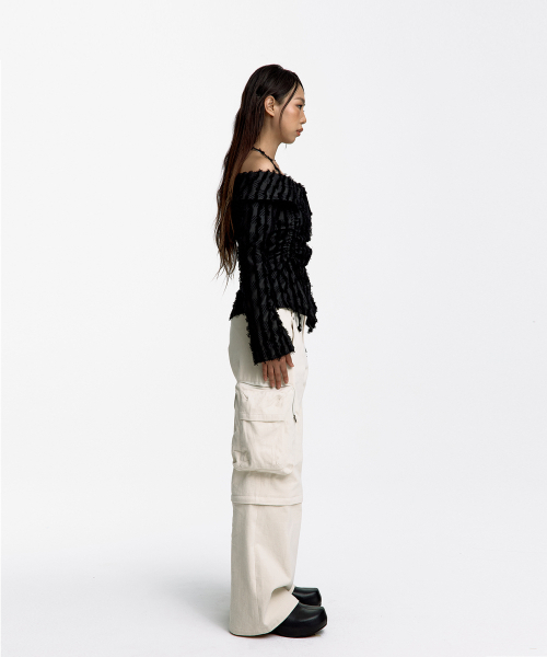 KASHIKO(カシコ)の「Detachable Cargo Pants Ivory(その他パンツ・レディース・その他・SMALL/MEDIUM)」の5枚目の写真