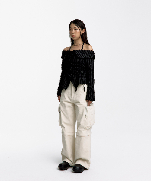 KASHIKO(カシコ)の「Detachable Cargo Pants Ivory(その他パンツ・レディース・その他・SMALL/MEDIUM)」の7枚目の写真