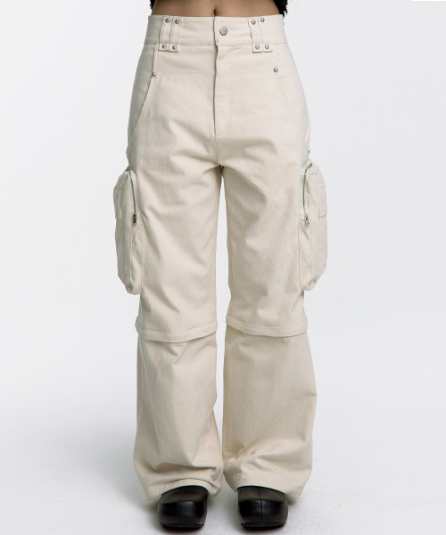 KASHIKO(カシコ)の「Detachable Cargo Pants Ivory(その他パンツ・レディース・その他・SMALL/MEDIUM)」の8枚目の写真