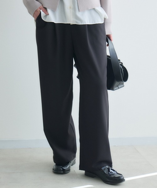 Paradise Picnic(パラダイスピクニック)の「cloche シアーバター滑らかパンツ(その他パンツ・レディース・チャコールグレー/ブラック/ブラウン・FREE)」の1枚目の写真