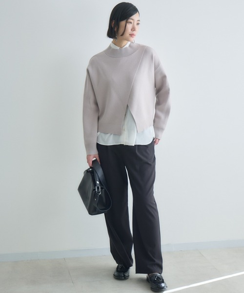 Paradise Picnic(パラダイスピクニック)の「cloche シアーバター滑らかパンツ(その他パンツ・レディース・チャコールグレー/ブラック/ブラウン・FREE)」の5枚目の写真