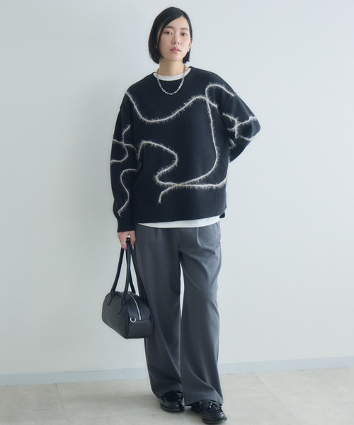 Paradise Picnic(パラダイスピクニック)の「cloche シアーバター滑らかパンツ(その他パンツ・レディース・チャコールグレー/ブラック/ブラウン・FREE)」の16枚目の写真