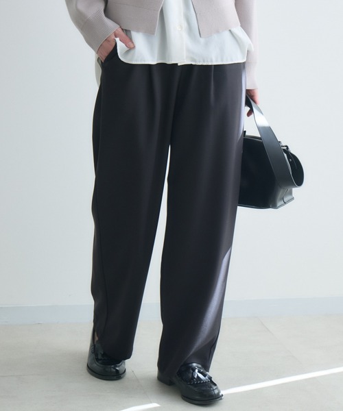 Paradise Picnic(パラダイスピクニック)の「cloche シアーバター滑らかパンツ(その他パンツ・レディース・チャコールグレー/ブラック/ブラウン・FREE)」の8枚目の写真