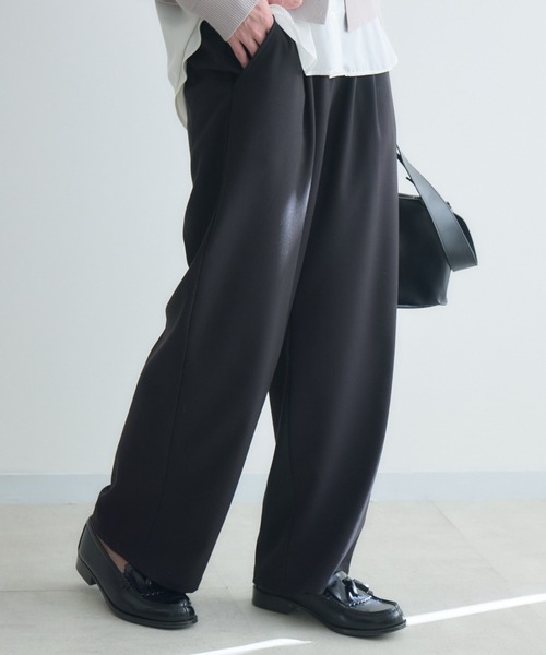 Paradise Picnic(パラダイスピクニック)の「cloche シアーバター滑らかパンツ(その他パンツ・レディース・チャコールグレー/ブラック/ブラウン・FREE)」の9枚目の写真