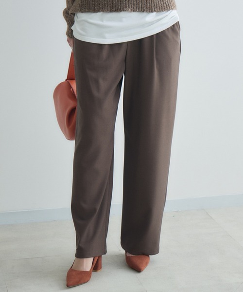 Paradise Picnic(パラダイスピクニック)の「cloche シアーバター滑らかパンツ(その他パンツ・レディース・チャコールグレー/ブラック/ブラウン・FREE)」の14枚目の写真