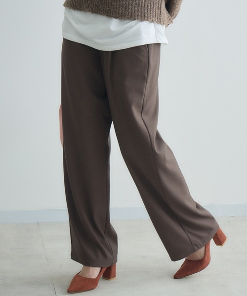 Paradise Picnic(パラダイスピクニック)の「cloche シアーバター滑らかパンツ(その他パンツ・レディース・チャコールグレー/ブラック/ブラウン・FREE)」の15枚目の写真