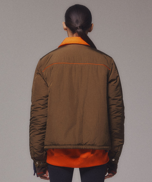 MENASOO(ミナス)の「Padding Jacket_Khaki(ダウンジャケット/コート・レディース・カーキ・1/2)」の6枚目の写真
