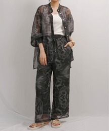 Palm Riche（ポームリシュ）の「モダンドットレトロ柄PT（その他パンツ）」