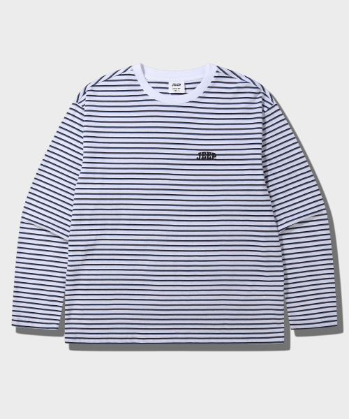 JEEP(ジープ)の「マルチストライプロングスリーブTシャツ (JQ5TSU021WH)(Tシャツ/カットソー・レディース・その他・LARGE/X-LARGE/SMALL/MEDIUM)」の3枚目の写真
