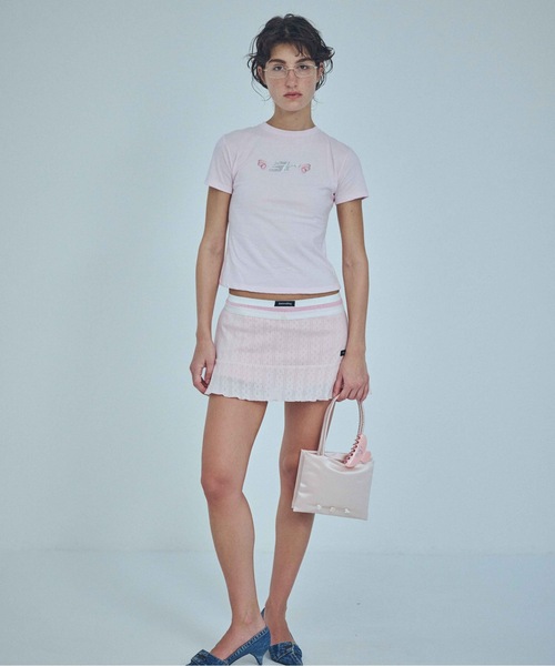 アイレットフライス フレアミニスカート（スカート）｜SEA（シー）の