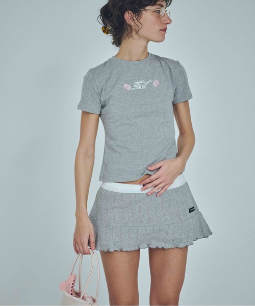 アイレットフライス フレアミニスカート（スカート）｜SEA（シー）の