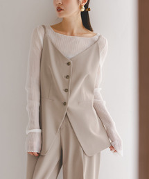 Noble | 《セットアップ対応》フローツイルキャミビスチェ(その他トップス)