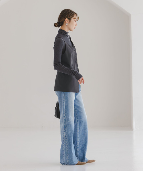 Noble（ノーブル）の「《セットアップ対応》フローツイルキャミビスチェ（その他トップス・レディース・モカ/ブルー/チャコールグレー・FREE）」の13枚目の写真