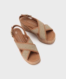 GRACE CONTINENTAL（グレースコンチネンタル）の「FABIO RUSCONI クロスサンダル（サンダル）」