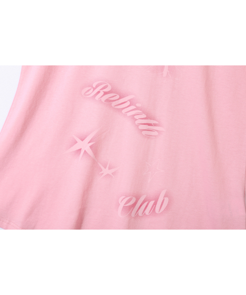COTTONREBIRTHCLUB(コットンリバースクラブ)の「コントラストラグランTシャツ(ピンク)(Tシャツ/カットソー・レディース・その他・FREE)」の12枚目の写真
