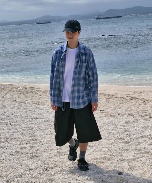 BALLUTE(バリュート)の「ALL WEATHER OVER SILHOUETTE SHIRTS (BLUE CHECK)(シャツ/ブラウス・レディース・その他・SMALL/MEDIUM/LARGE)」の5枚目の写真