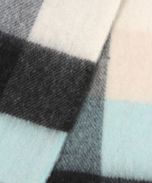 BAYFLOW(ベイフロー)の「ブークレチェックマフラー(マフラー・メンズ・ブルー/ブラウン・FREE)」の6枚目の写真