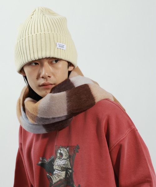 BAYFLOW(ベイフロー)の「ブークレチェックマフラー(マフラー・メンズ・ブルー/ブラウン・FREE)」の12枚目の写真