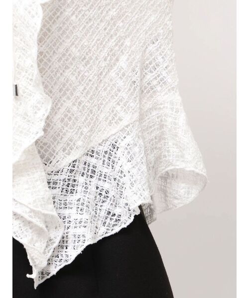 LAGUNAMOON(ラグナムーン)の「レースフリルデザインシャツ(シャツ/ブラウス・レディース・ブルー/ブラック/ブラウン/ホワイト・FREE)」の18枚目の写真