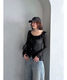 LAGUNAMOON | レースフリルデザインシャツ(シャツ/ブラウス)