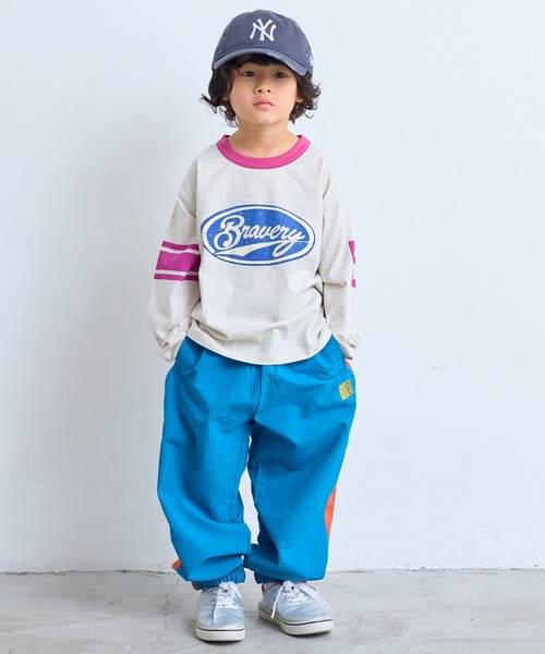 Life Support Products(ライフサポートプロダクツ)の「【COTTON from U.S.A】ラインロンティー(Tシャツ/カットソー・キッズ・イエロー/チャコール/ホワイト系その他/ブルー・100/95/90/80/110/150/140/130/120)」の11枚目の写真