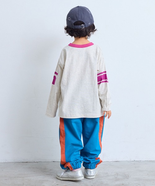 Life Support Products(ライフサポートプロダクツ)の「【COTTON from U.S.A】ラインロンティー(Tシャツ/カットソー・キッズ・イエロー/チャコール/ホワイト系その他/ブルー・100/95/90/80/110/150/140/130/120)」の13枚目の写真