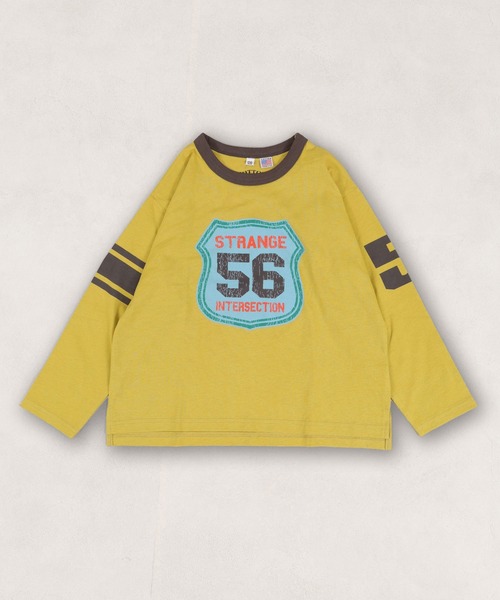 Life Support Products(ライフサポートプロダクツ)の「【COTTON from U.S.A】ラインロンティー(Tシャツ/カットソー・キッズ・イエロー/チャコール/ホワイト系その他/ブルー・100/95/90/80/110/150/140/130/120)」の5枚目の写真