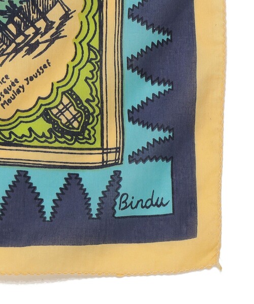BINDU(ビンドゥー)の「【SHIPS別注】BINDU: マップ スカーフ 100×100(バンダナ/スカーフ・レディース・ピンク系/ライトグリーン/スカイブルー・ONE SIZE)」の21枚目の写真