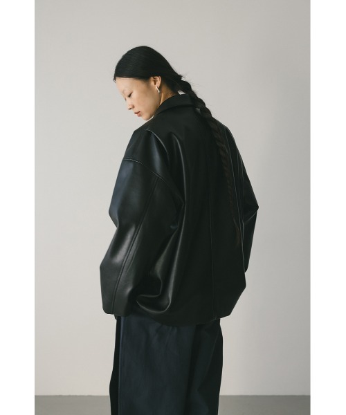フェイクレザージャケット（ライダースジャケット）｜STYLEMIXER