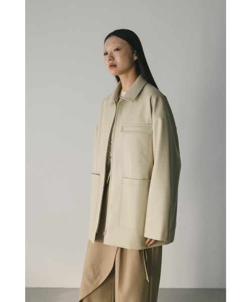 フェイクレザージャケット（ライダースジャケット）｜STYLEMIXER