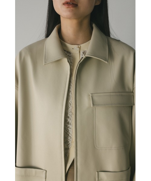 フェイクレザージャケット（ライダースジャケット）｜STYLEMIXER