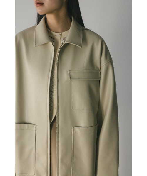 フェイクレザージャケット（ライダースジャケット）｜STYLEMIXER