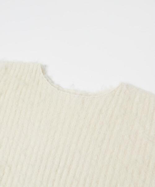 KBF（ケイビーエフ）の「シャギールーズリブニット（ニット/セーター・レディース・グリーン系その他/グレー/アイボリー・ONE）」の19枚目の写真