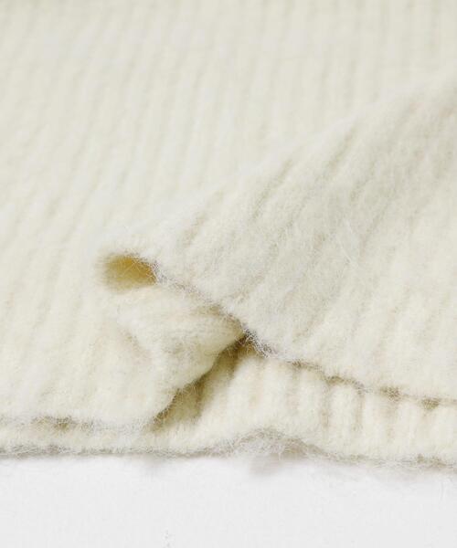 KBF（ケイビーエフ）の「シャギールーズリブニット（ニット/セーター・レディース・グリーン系その他/グレー/アイボリー・ONE）」の13枚目の写真