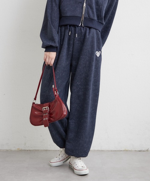 Another Branch olive des olive（アナザーブランチオリーブデオリーブ）の「【SETUP】ピグメント風スウェットパンツ（スウェットパンツ・レディース・チャコールグレー/ピンク/ネイビー・FREE）」の22枚目の写真