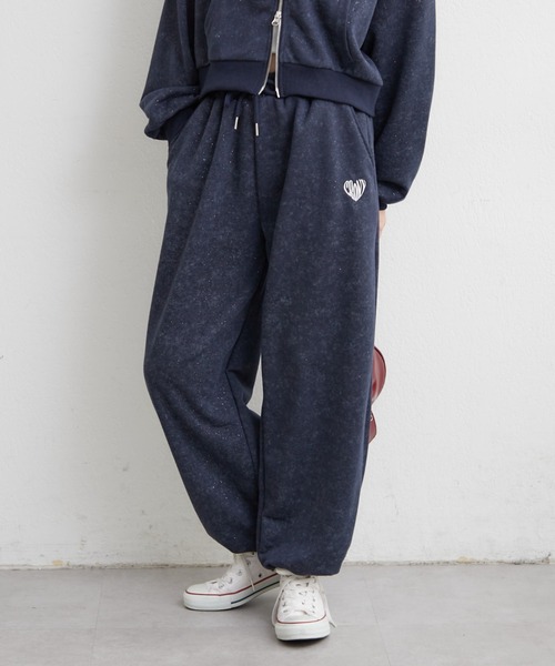 Another Branch olive des olive（アナザーブランチオリーブデオリーブ）の「【SETUP】ピグメント風スウェットパンツ（スウェットパンツ・レディース・チャコールグレー/ピンク/ネイビー・FREE）」の18枚目の写真