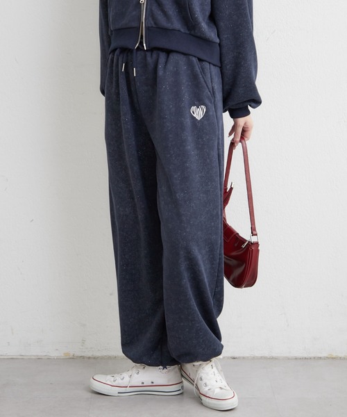 Another Branch olive des olive（アナザーブランチオリーブデオリーブ）の「【SETUP】ピグメント風スウェットパンツ（スウェットパンツ・レディース・チャコールグレー/ピンク/ネイビー・FREE）」の19枚目の写真