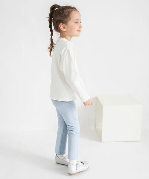 BRANSHES（ブランシェス）の「【ブランシェスmini】アソート長袖Tシャツ（Tシャツ/カットソー・キッズ・イエロー/カラフル/ピンク/サックスブルー/アイボリー・130/80/90/100/120/110）」の8枚目の写真